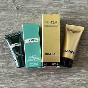 NWT LaMer/Chanel Travel Size Face Bundle